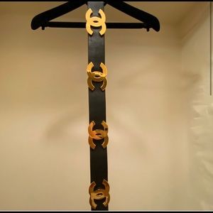 Vintage Chanel Runway Rare Belt Huge CC